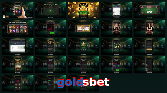 Main screen of Goldsbet bet page for PK players