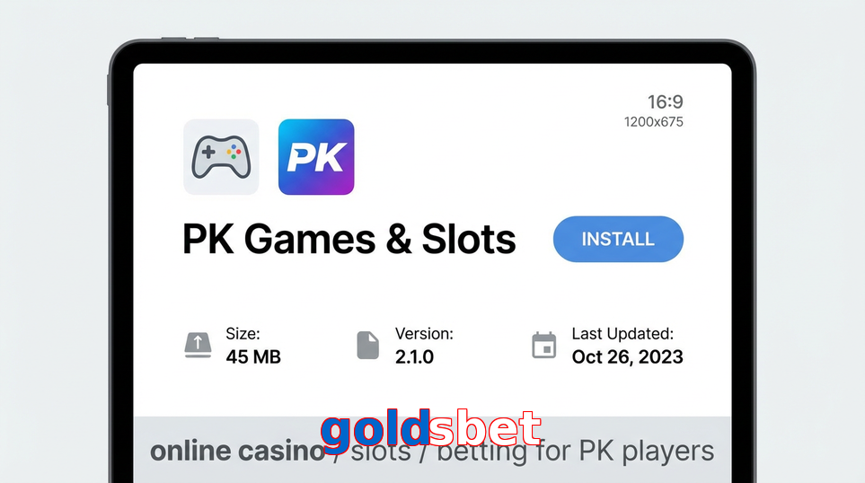 Game list for Goldsbet gameapk section