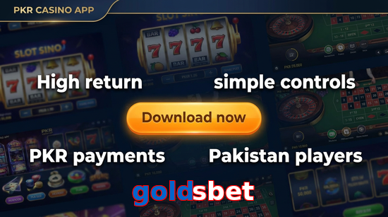 Main screen of Goldsbet gamedownload page for PK players
